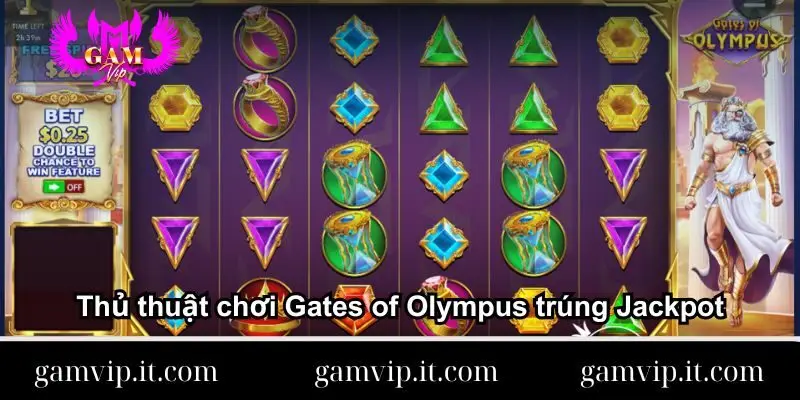 Thủ thuật chơi Gates of Olympus trúng Jackpot